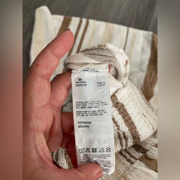 Rip curl striped strapless jumpsuit - Picture 7 of 8